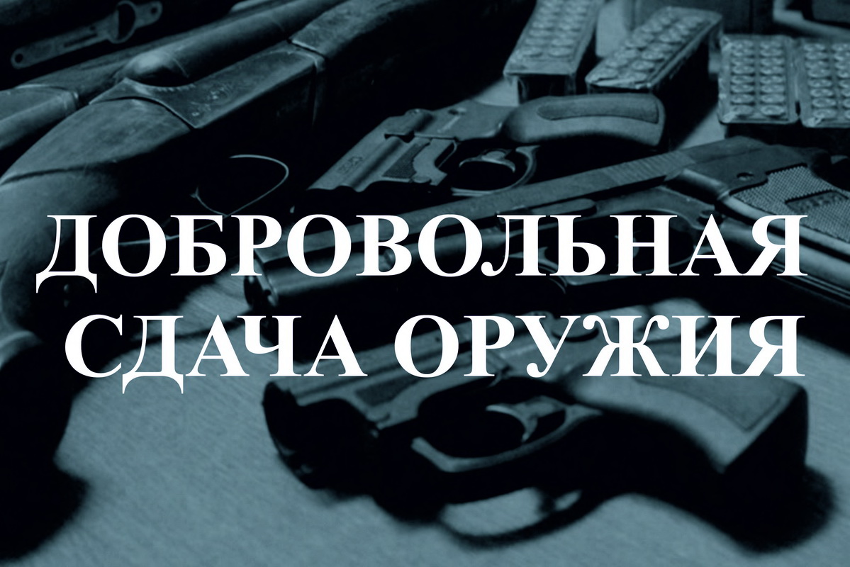 Жители Белгородского района могут получить денежное вознаграждение за добровольно сданное оружие.